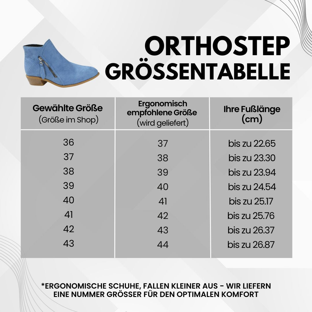 OrthoStep – Ergonomische Schmerzlinderungs-Stiefeletten mit ergonomischer Unterstützung
