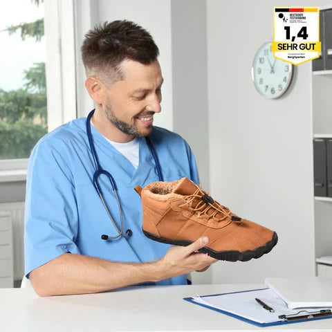 OrthoThermo - schmerzlindernde, wasserabweisende & gefütterte Barfußschuhe