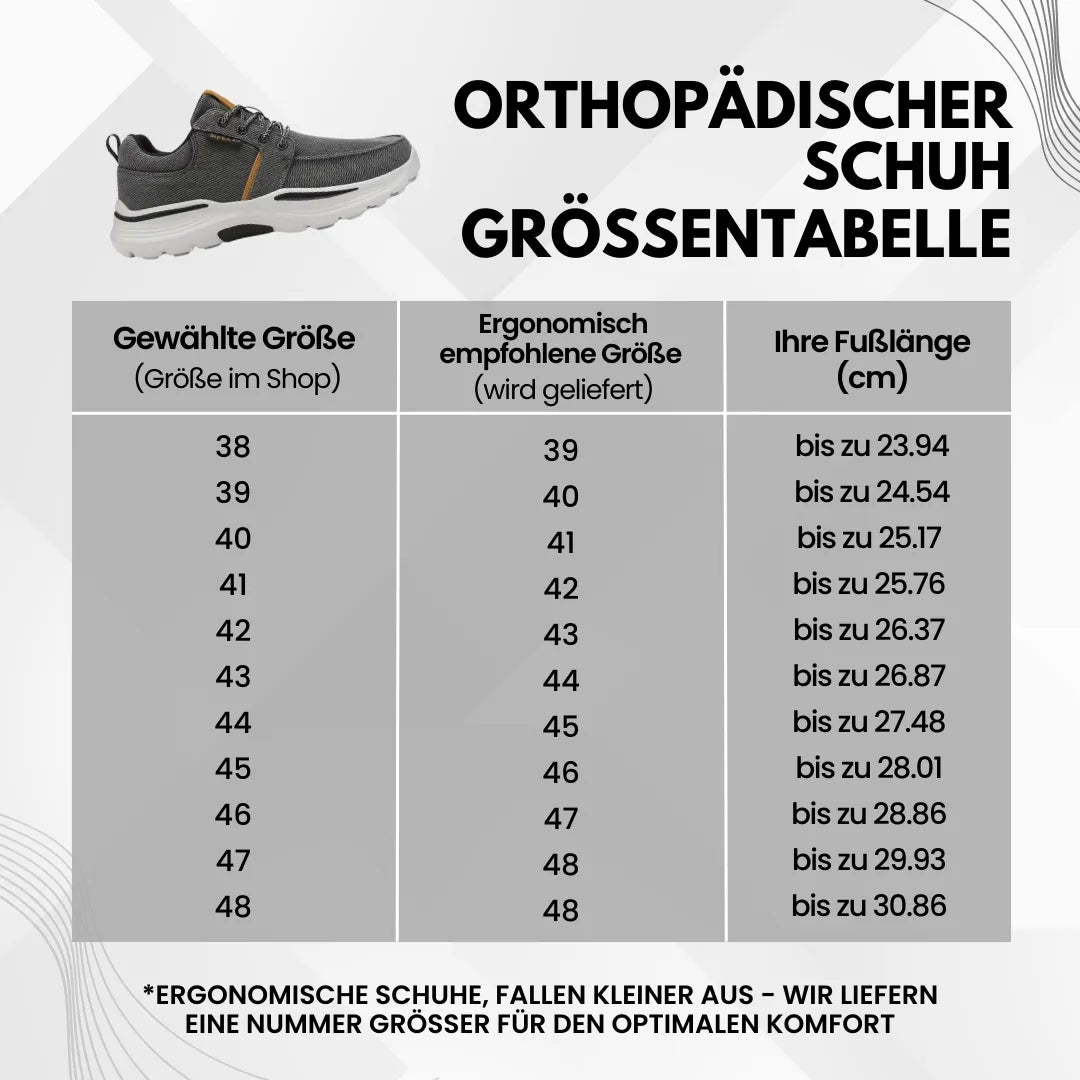 Orthopädische Schuhe für Komfort und Schmerzlinderung - Unisex